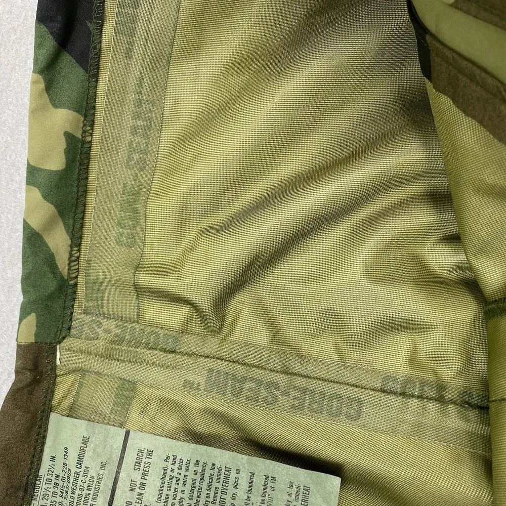 Tennier Gore-Tex Pants Large Woodland Camo ECWCS Gen I Trouser Cold Weather
